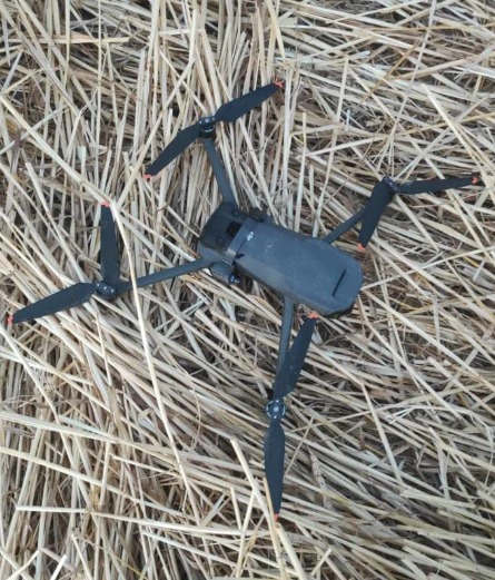 'Recovery of a pakistani drone jointly by BSF & Punjab Police in Tarn Taran in Punjab'